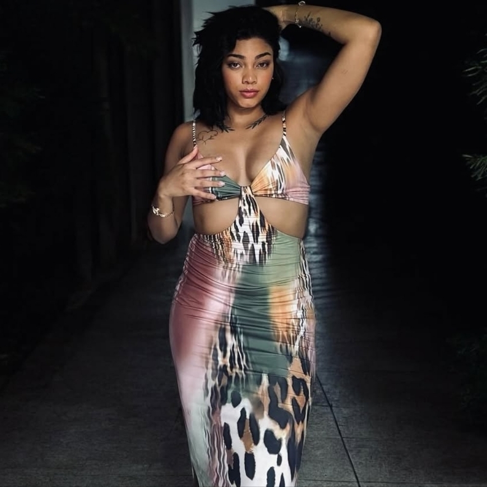 Multi colored dress